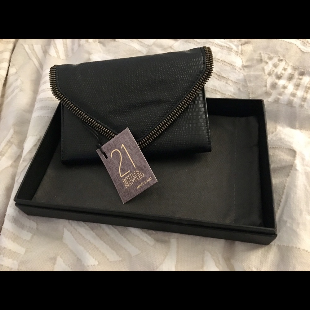 Matt & Nat “kompakt” vegan wallet clutch